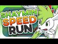 How Fast Can You Beat Pokemon Platinum With Only a Shaymin?! (no items, speedrun)