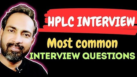 HPLC interview questions and answers | voice of kayani