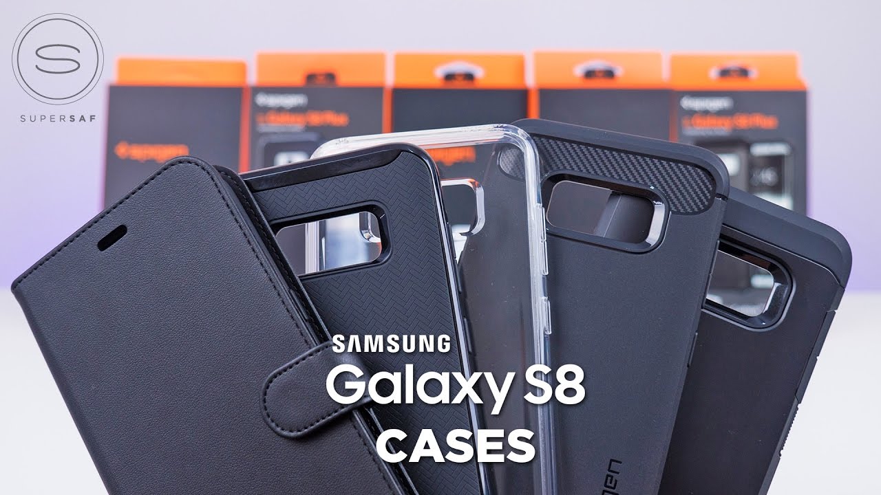 Top 5 Samsung Galaxy S8 CASES - YouTube