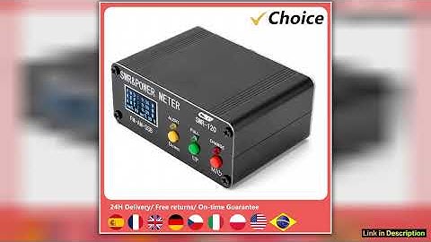 120W SWR Digital Power Standing Wave Meter 1854MHz Shortwave Meter FM AM SSB Modes SWRPower Adjusta