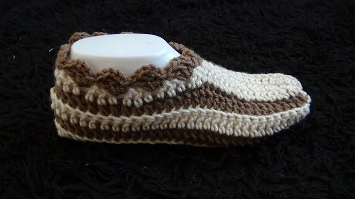 Easy Crochet Slippers Pattern #1026