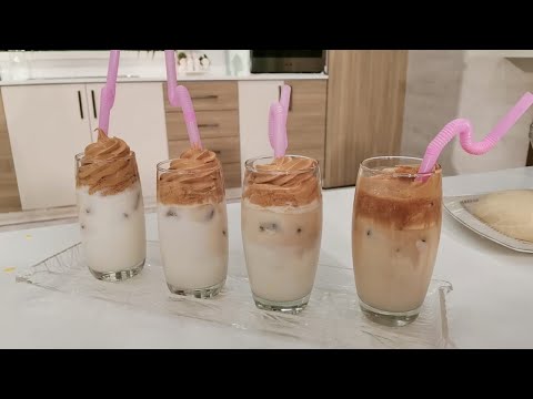 طريقة عمل آيس كوفي المطعم مع الشيف محمد حامد