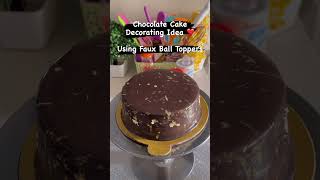 Chocolate Cake Decorating Idea shorts youtubeshorts cakedecorating cakedesign trending