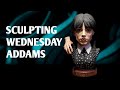 Sculpting Wednesday Addams | Лепка Уэнздей Аддамс