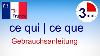 Download Lagu Endlich VERSTANDEN : ce qui | ce que MP3