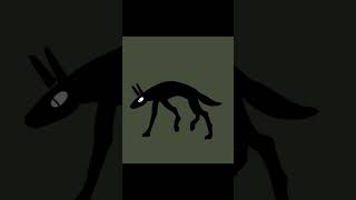 wolf walk cycle animation test #art #animation #animator #furry #wolfkin #artist #digitalart