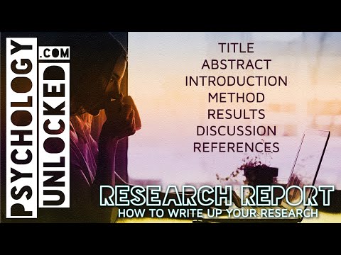 How To Write A Research Report - Research Methods