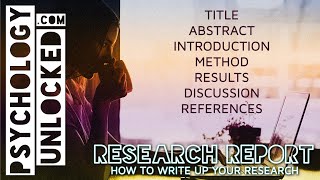 How To Write A Research Report  Research Methods