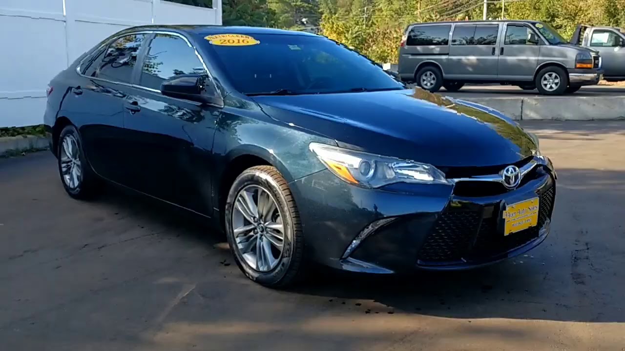 Ayer Auto Sales in Barre, Vermont Car of The Day 2016 Toyota Camry SE YouTube