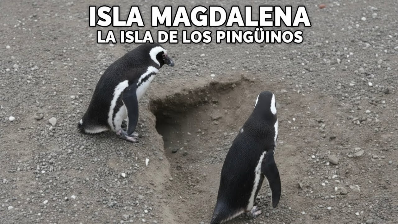 Pinguinos - Isla Magdalena - Punta Arenas - Chile