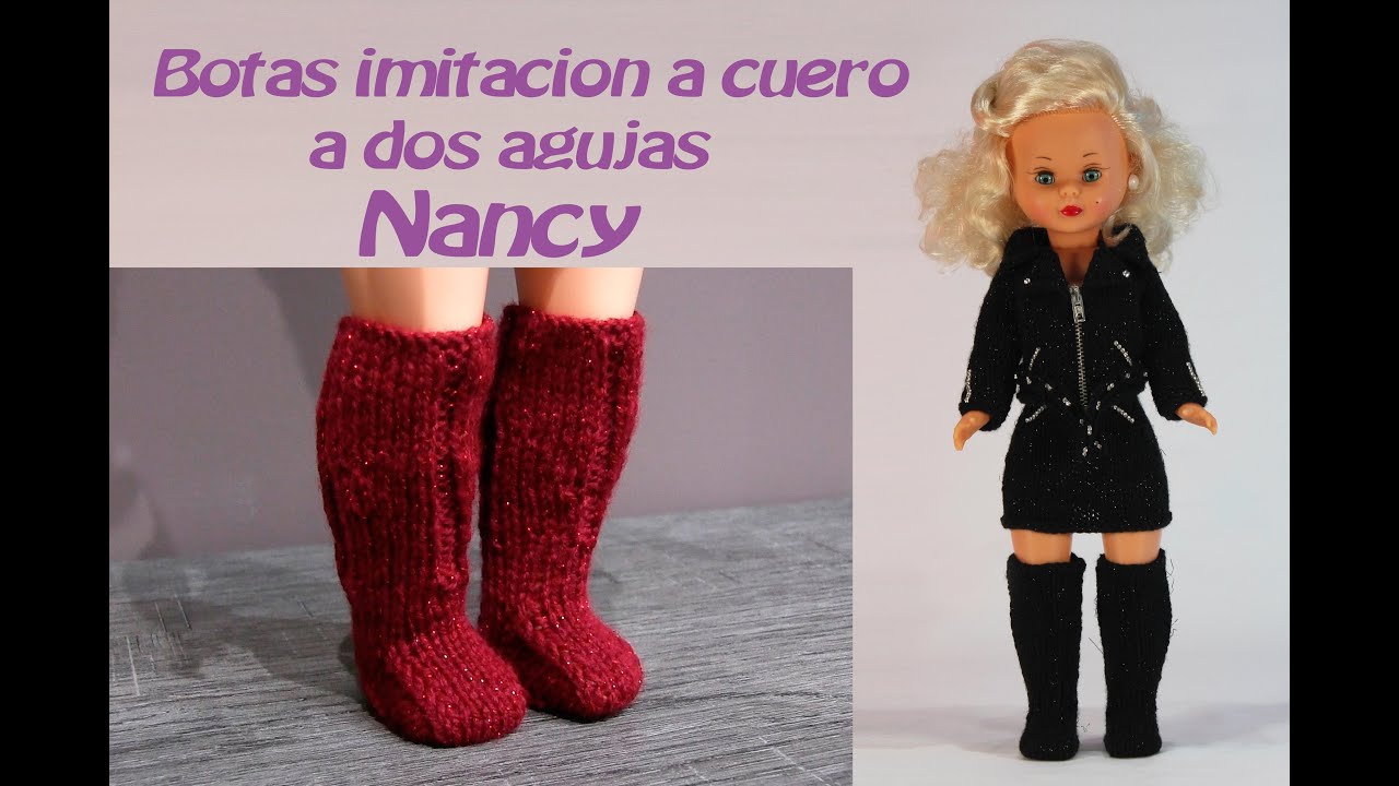 DIY Botas Rockeras a dos agujas para Nancy
