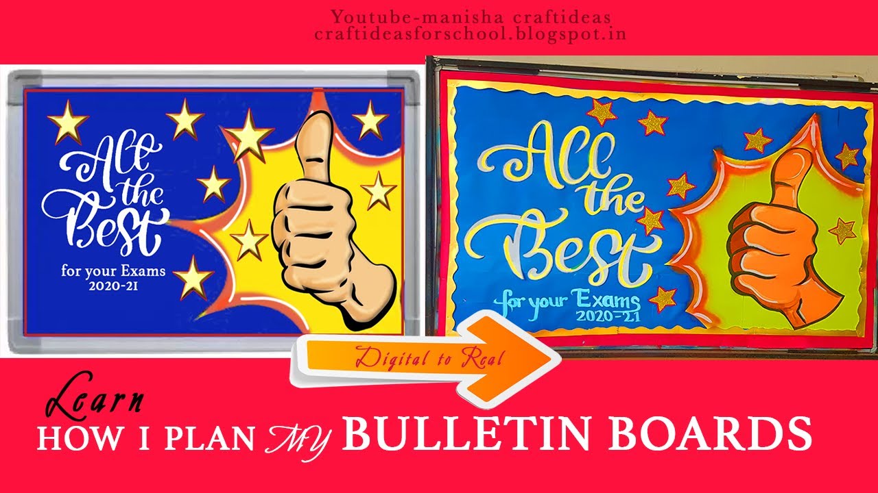 Notice Board Decoration Ideas For Exams