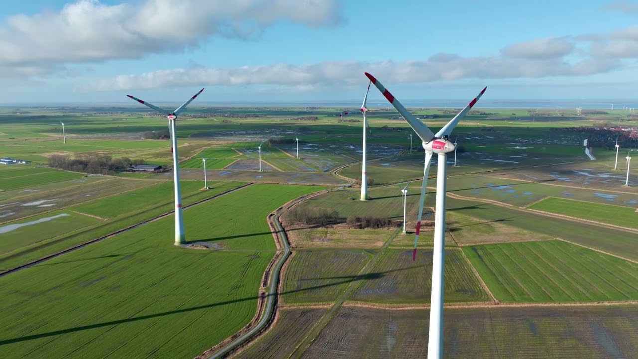DJI Mavic 3 | 4K 60FPS  Windpark Dornum ￼