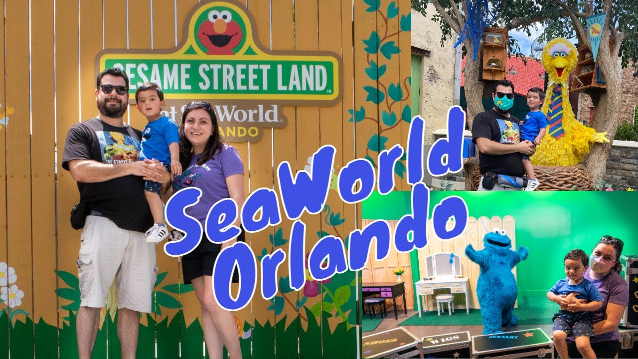 Exploring Sesame Street Land at SeaWorld Orlando l Toddler Rides