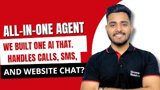 We Built One AI That Handles Calls SMS and Website Chat All-in-One Agent