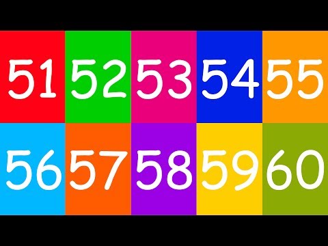 Video Vui học cùng Bé Bí Bo - Bé học đếm số từ 51 đến 60... - youtube