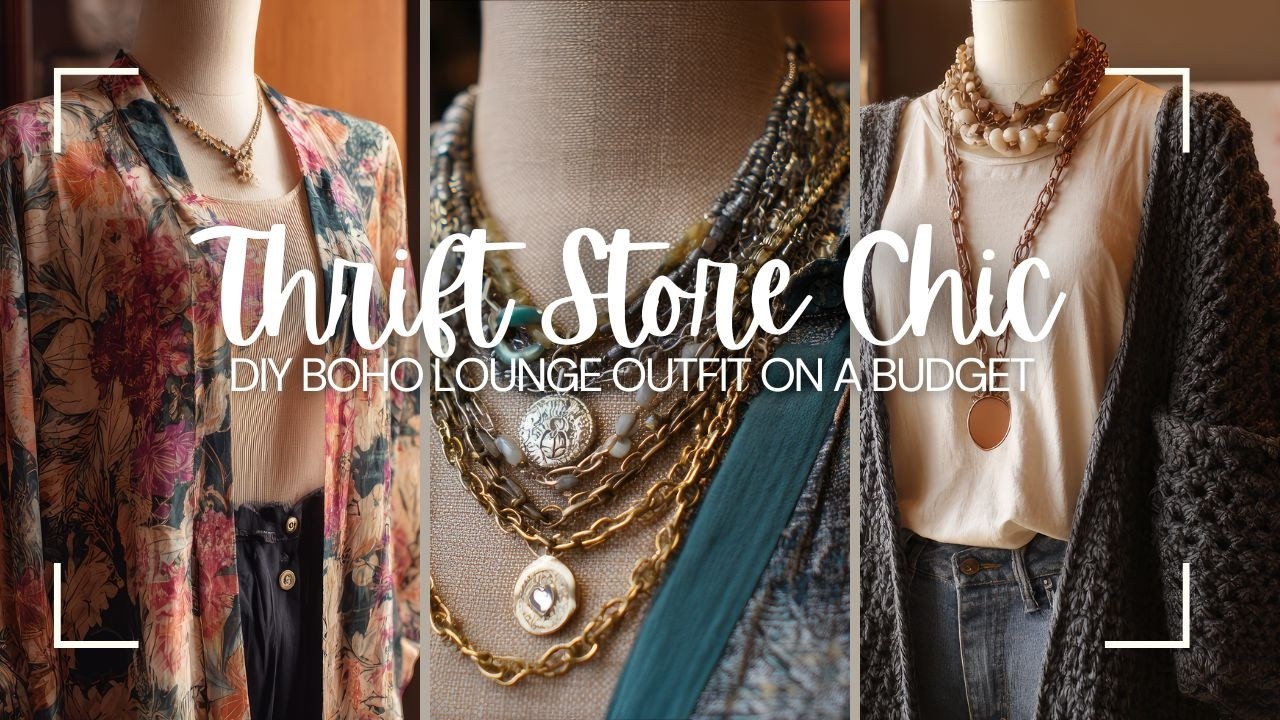 Thrift Store Chic: DIY Boho Lounge Outfit on a Budget