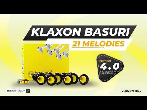 Klaxon Basuri 21 Melodies - Edition 4.0 Baby shark - 12/24 Volts