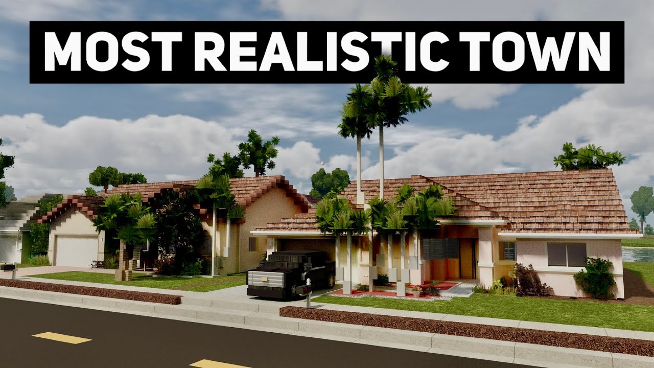 Строим САМЫЙ детализированный и реалистичный город в Minecraft