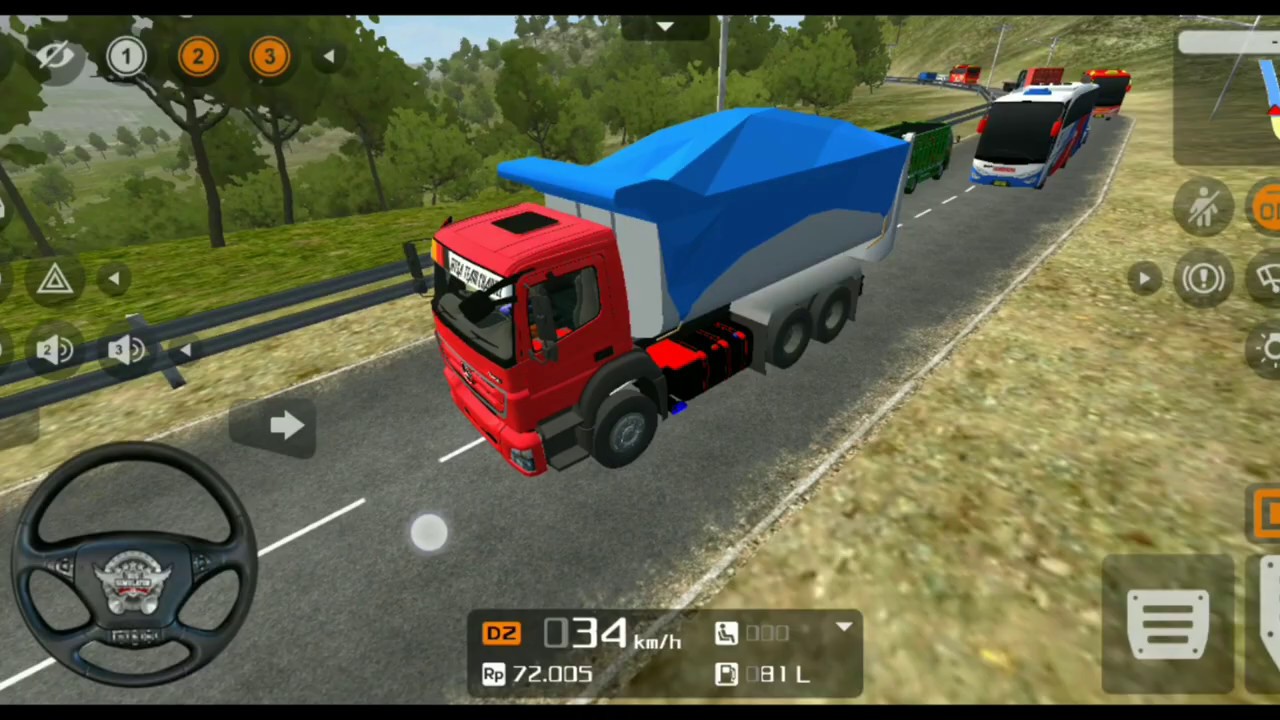  Truk  tronton muat pasir mod truk  fuso  bussid YouTube