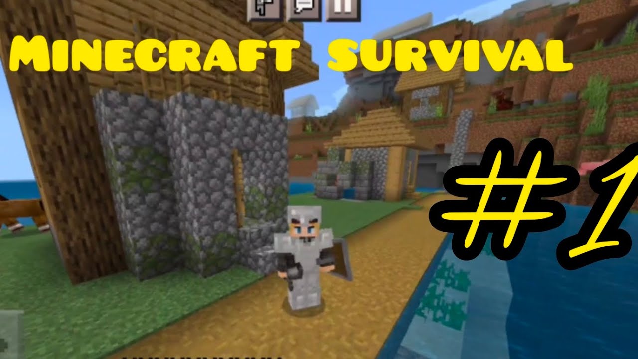 I started my new survival series Minecraft #1 #gaming - YouTube