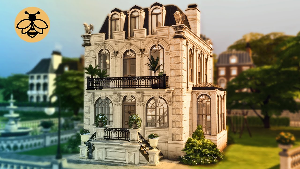 Tulip Townhouse The Sims 4 Speed Build YouTube