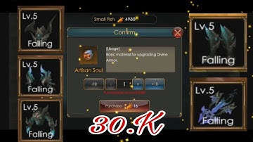 Divine Armor Equipment Full set - Spend 30.K 💎 | Legacy of discord