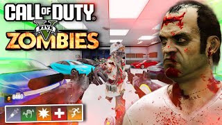 INTENSE GTA 5 GARAGE ONE ROOM ZOMBIES CUSTOM MAP! (Black Ops 3 Zombies)