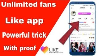 Likee App 1000 followers Per Day 💯 Percent Real trick 2020 screenshot 5