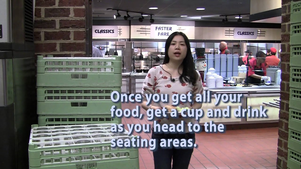 Orientation lunch at Fountain Dining Hall YouTube
