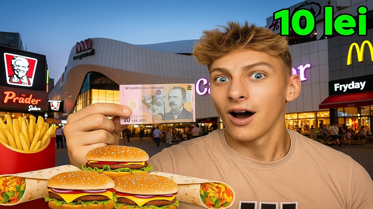 Ce MANANCI cu 10 LEI la FAST FOOD in 2025 ? *m-a uimit?*