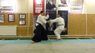 gyakuhanmi katatedori ikkyo ura 8 kyu [TUTORIAL] Aikido basic technique