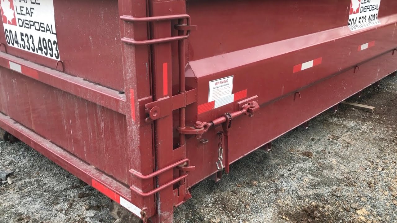How to Open a Ratchet Handle Manure Bin or Dumpster - YouTube