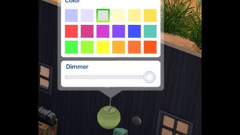 Sims 4 how to change lighting into neon lights/change color