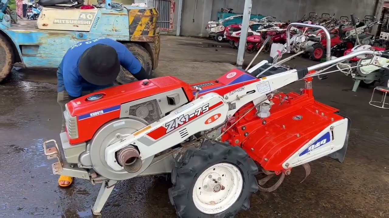 クボタ)耕運機 EA10-k. ZK1-75 クボタ ディーゼル耕運機 K1-75 搭載 