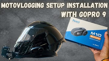 Installation of Motovlogging setup for beginners  | Parani M10