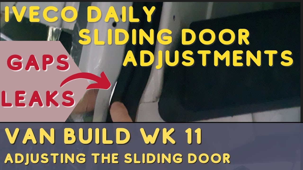 Iveco Daily Van Conversion Fixing the Sliding Door - Week 11 - YouTube