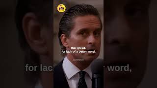 Greed Is Good | Greed Is Right | Greed Works | Wall Street #michaeldouglas #moneytalks  #shorts