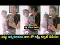 Manchu Lakshmi's lovely moments with Vishnu's daughter Ayra, adorable