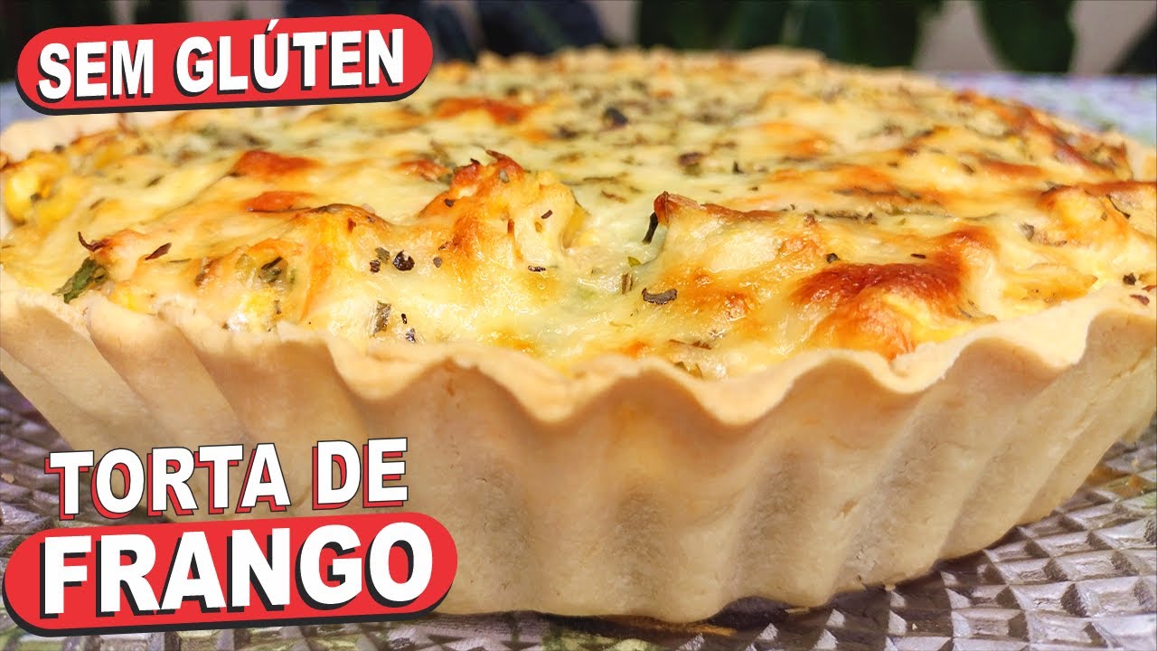 SEM GLÚTEN❗😱 TORTA DE FRANGO CREMOSA COM FARINHA DE ARROZ SUPER FÁCIL E DELICIOSA!