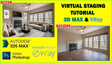 Real Estate Virtual Staging in 3d Max VRay | virtual staging home