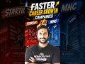 Faster Career Growth? Startup vs MNC in 2026 | Kaashiv Infotech