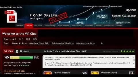 ZCode System Winning Sports Betting Tips and Sports Predictions  Killer Bonus Tools  ZCode Review