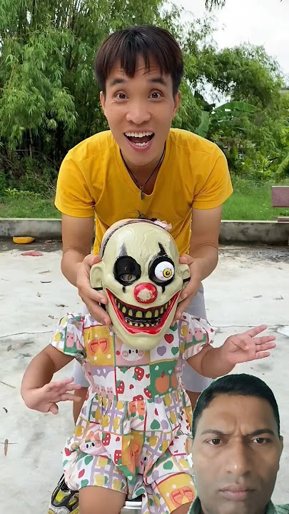 Funny Face Masks 😂🤣🤣 Short Videos #funny #comedy #lucu #baby #funnyvideos