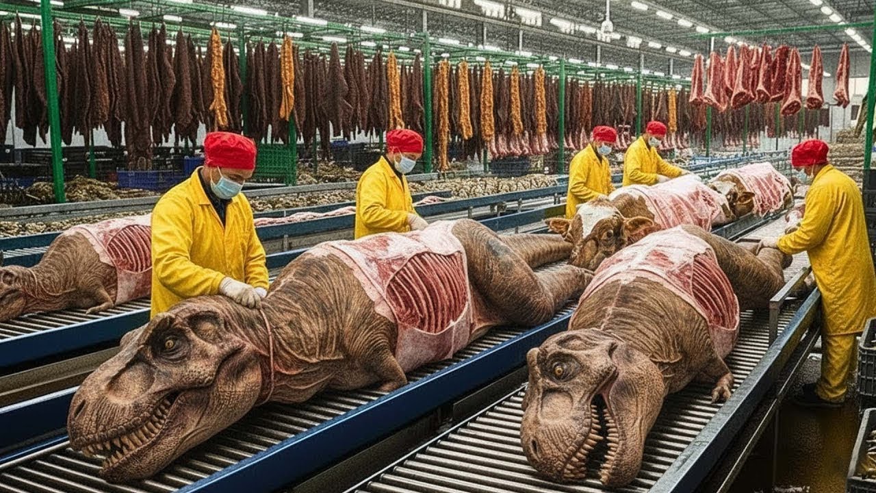 Inside the Dinosaur Skin Factory: From Dinosaur Skin to Luxury Jackets (Full Process)