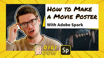 HOW TO MAKE A MOVIE POSTER | DOM TRAYNOR | ADOBE SPARK PAGE TUTORIAL