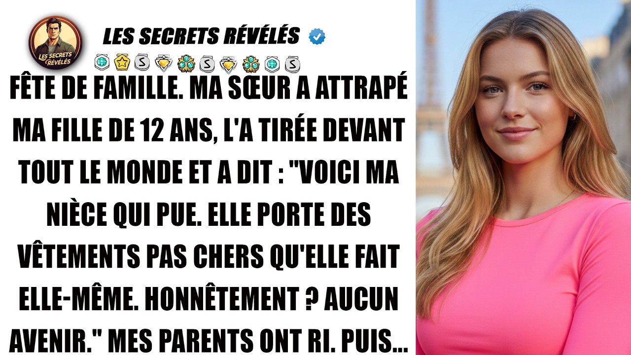 Ma sœur a humilié ma fille, la traitant de 