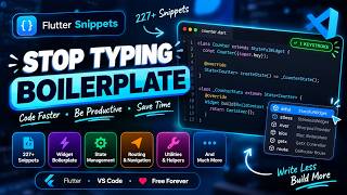 Stop Writing Flutter Boilerplate! 🚀 Get This Free VS Code Extension