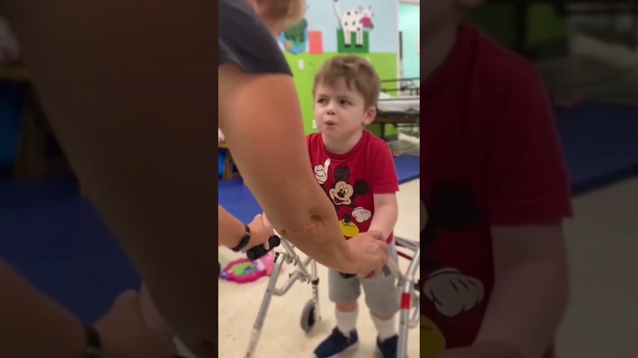 All the past work they have put into intensive physical therapy is paying off! Tender Care PPEC!