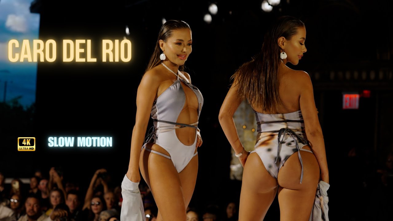 Caro Del Rio in Slow Motion| New York Fashion Week 2024| Swimwear